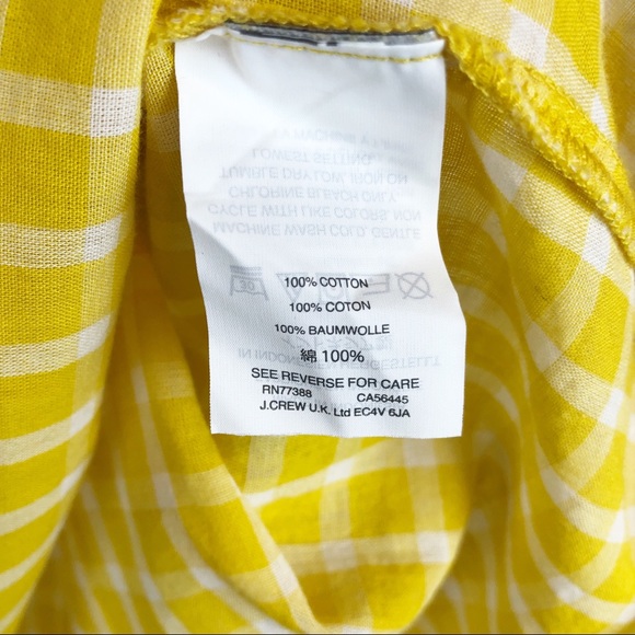 J. Crew Classic Ruffle Popover in Mini Windowpane - Picture 6 of 8